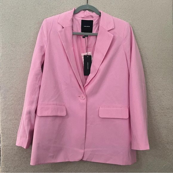 Vero Moda Pink Carmen Blazer-Womens M/Medium-Business Casual-Professional-Office - Picture 3 of 12
